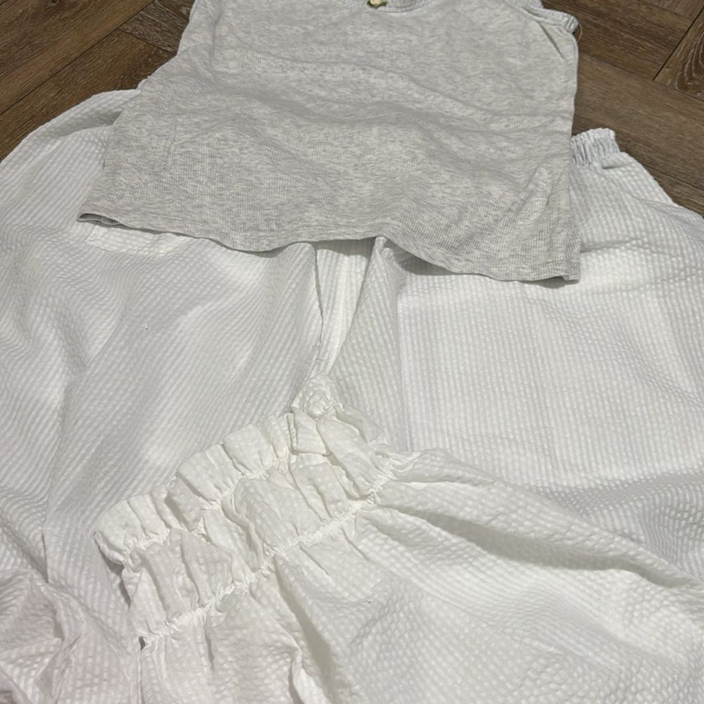 Free People Cloud 9 Pajamas WHITE - Picture 4 of 6